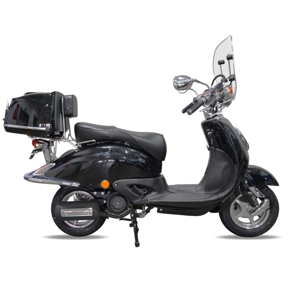 Leeway Retro 125cc In Stock With Free Colour Coded Top Box & Screen